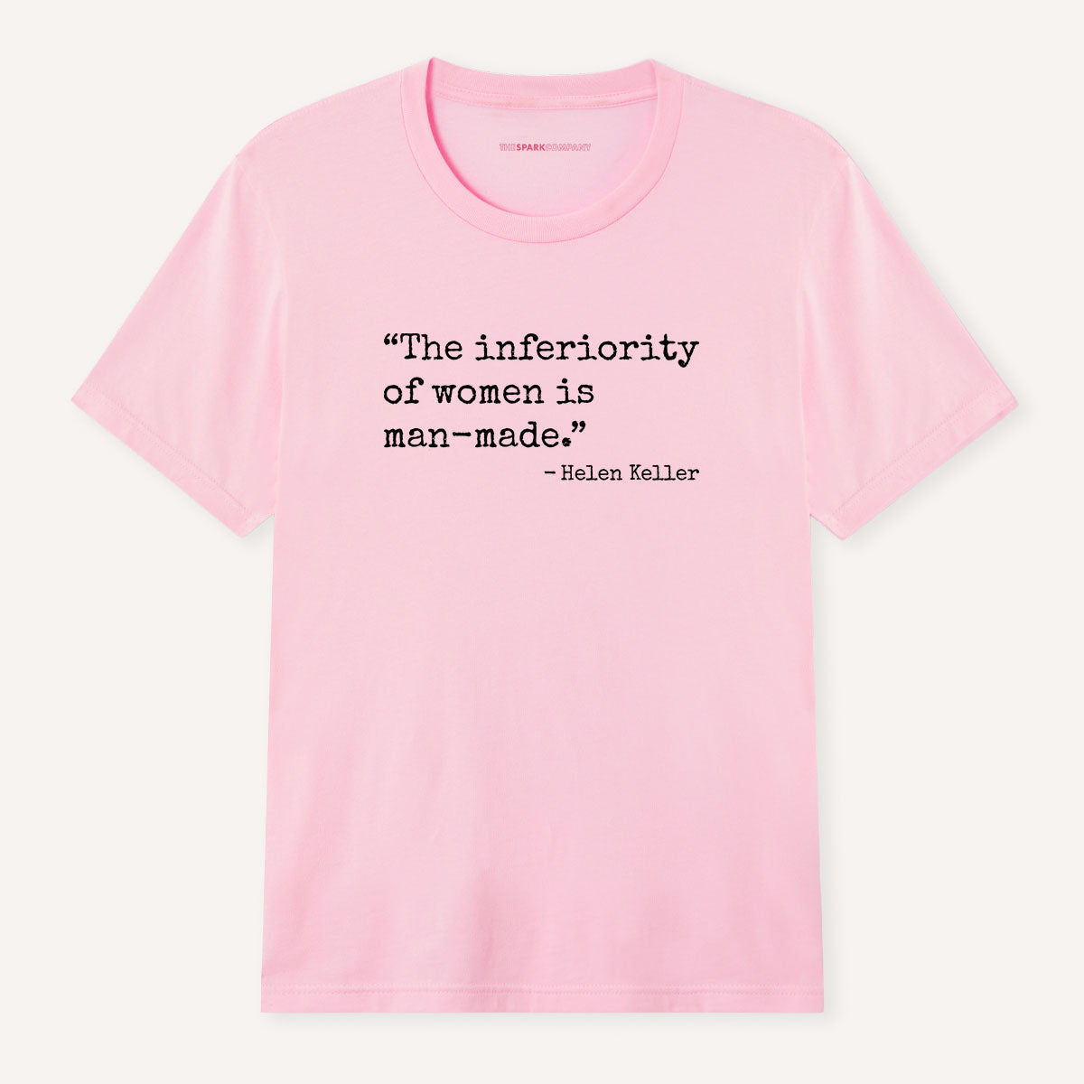 The Inferiority Of Women Is Man-Made T-Shirt-Feminist Apparel, Feminist Clothing, Feminist T Shirt, BC3001-The Spark Company