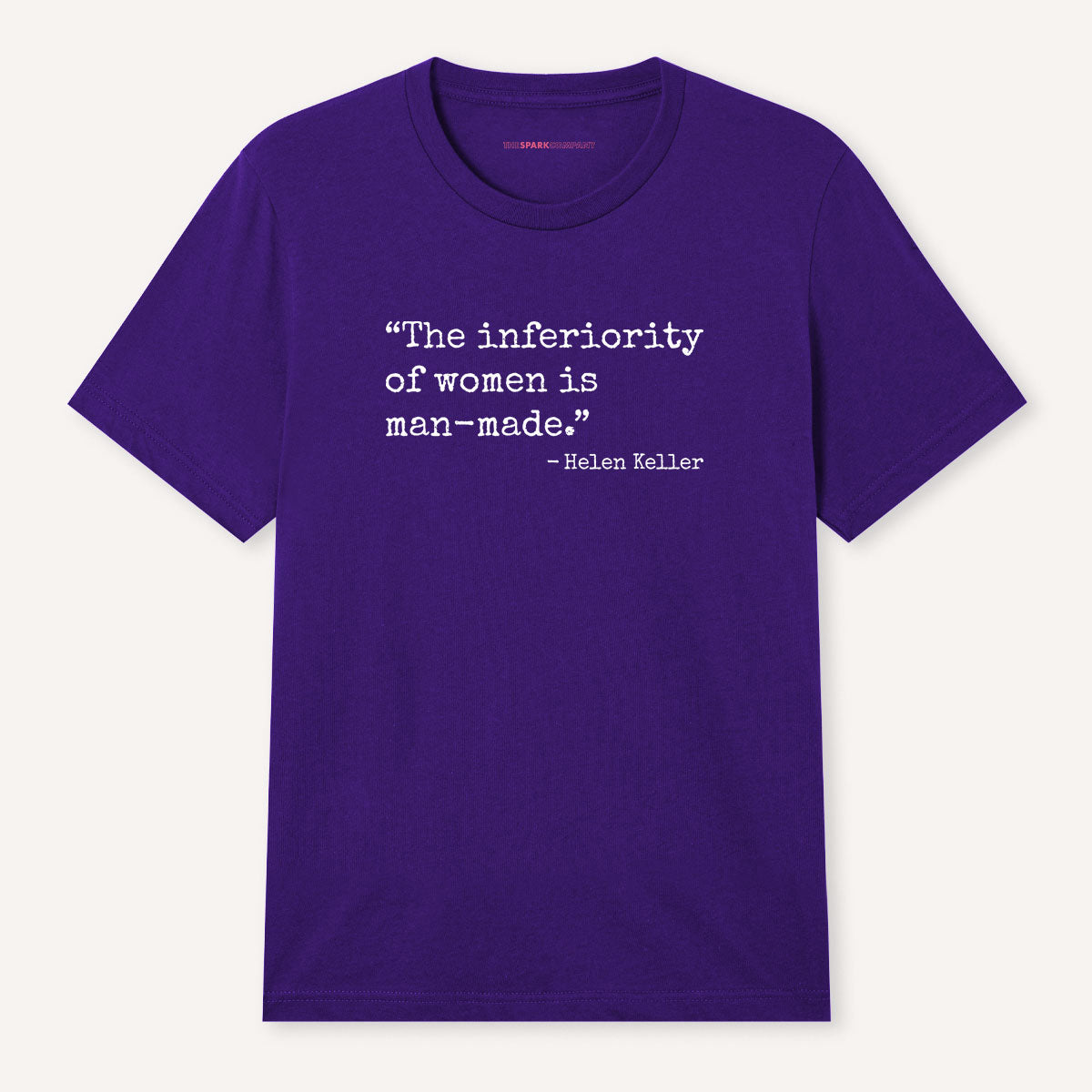 The Inferiority Of Women Is Man-Made T-Shirt-Feminist Apparel, Feminist Clothing, Feminist T Shirt, BC3001-The Spark Company