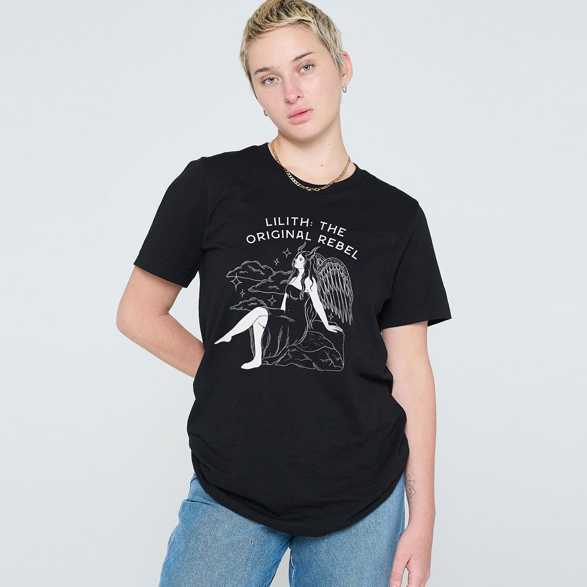 The Original Rebel T-Shirt-Feminist Apparel, Feminist Clothing, Feminist T Shirt, BC3001-The Spark Company