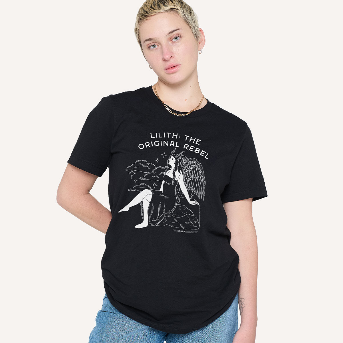 The Original Rebel T-Shirt-Feminist Apparel, Feminist Clothing, Feminist T Shirt, BC3001-The Spark Company