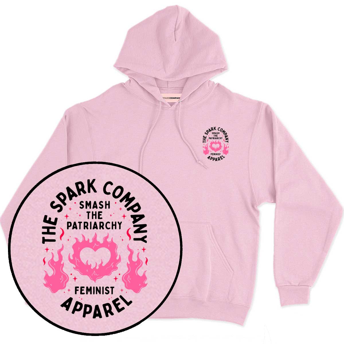 The Spark Company Feminist Apparel Hoodie-Feminist Apparel, Feminist Clothing, Feminist Hoodie, JH001-The Spark Company