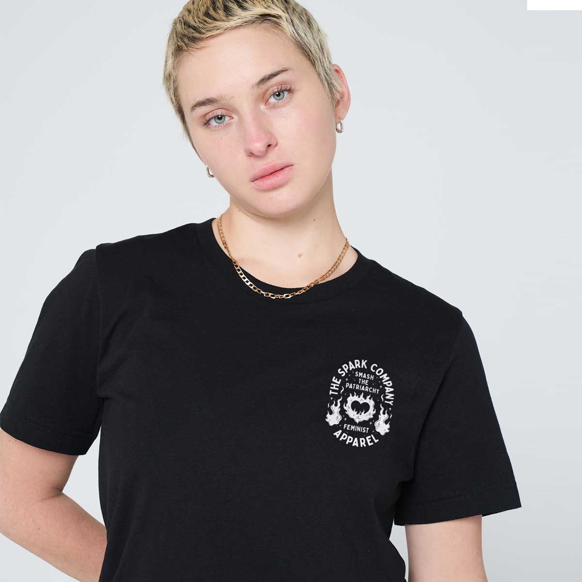 The Spark Company Feminist Apparel T-Shirt-Feminist Apparel, Feminist Clothing, Feminist T Shirt, BC3001-The Spark Company