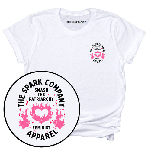 The Spark Company Feminist Apparel T-Shirt-Feminist Apparel, Feminist Clothing, Feminist T Shirt, BC3001-The Spark Company