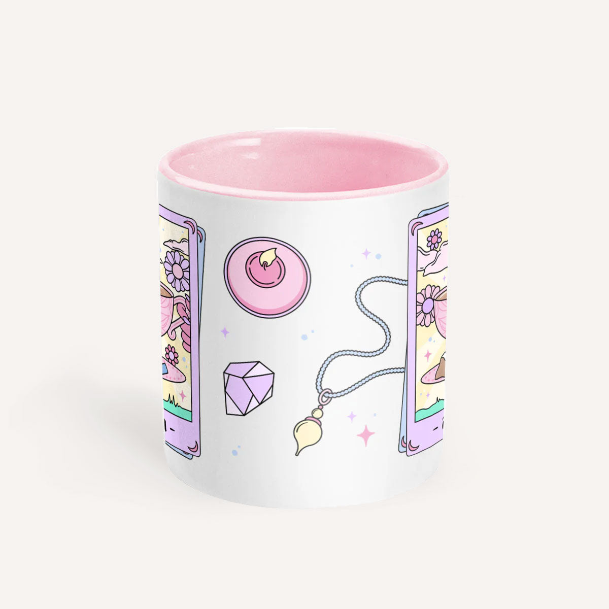 The Tea Tarot Mug-Feminist Apparel, Feminist Gift, Feminist Coffee Mug, 11oz White Ceramic-The Spark Company