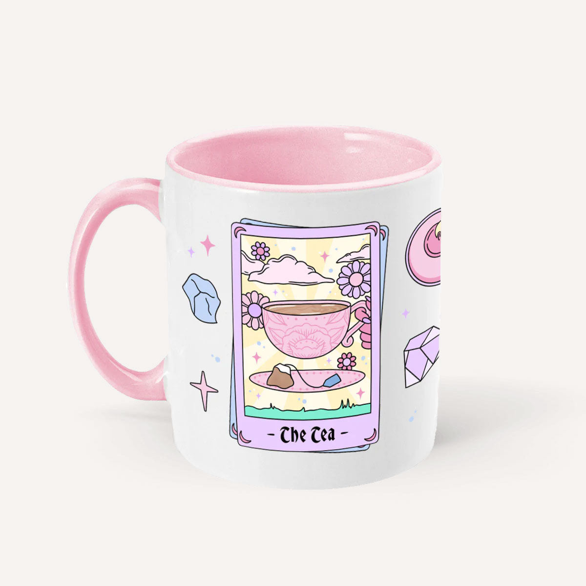 The Tea Tarot Mug-Feminist Apparel, Feminist Gift, Feminist Coffee Mug, 11oz White Ceramic-The Spark Company
