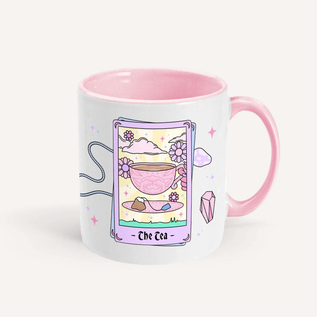 The Tea Tarot Mug-Feminist Apparel, Feminist Gift, Feminist Coffee Mug, 11oz White Ceramic-The Spark Company