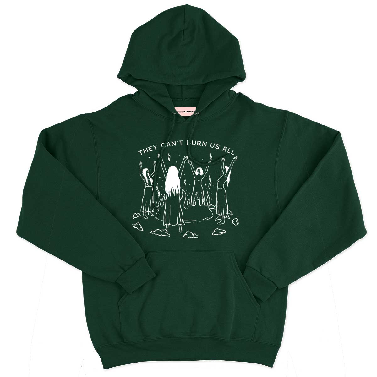 They Can't Burn Us All Hoodie-Feminist Apparel, Feminist Clothing, Feminist Hoodie, JH001-The Spark Company