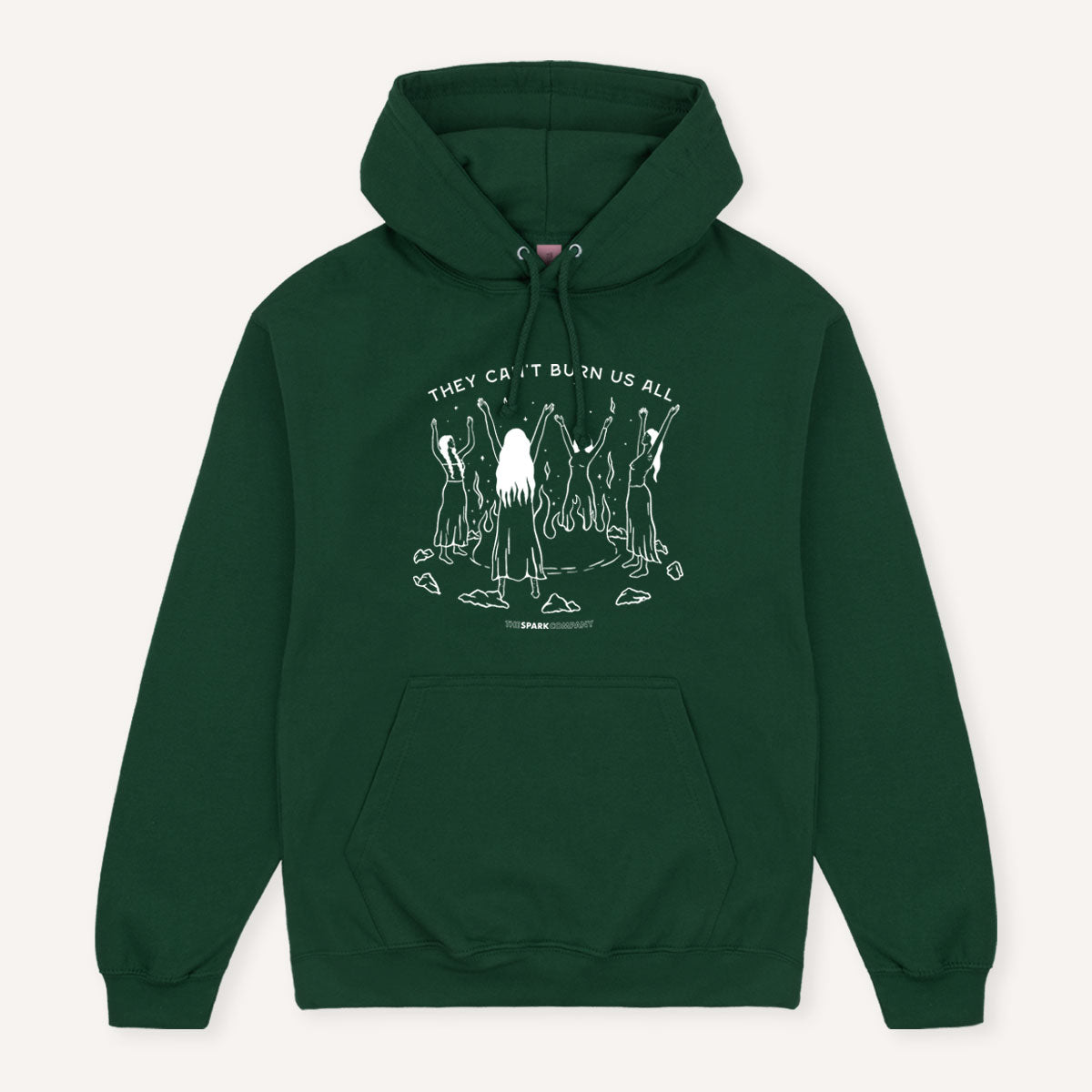 They Can't Burn Us All Hoodie-Feminist Apparel, Feminist Clothing, Feminist Hoodie, JH001-The Spark Company