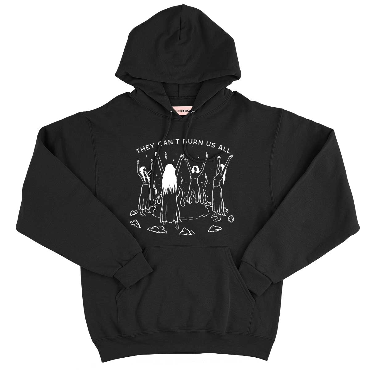 They Can't Burn Us All Hoodie-Feminist Apparel, Feminist Clothing, Feminist Hoodie, JH001-The Spark Company