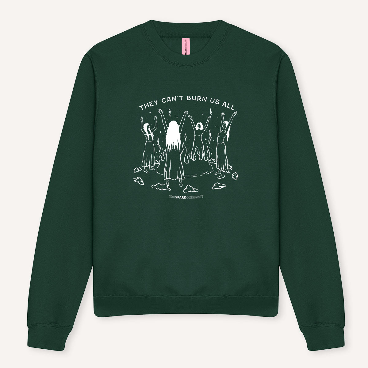 They Can't Burn Us All Sweatshirt-Feminist Apparel, Feminist Clothing, Feminist Sweatshirt, JH030-The Spark Company