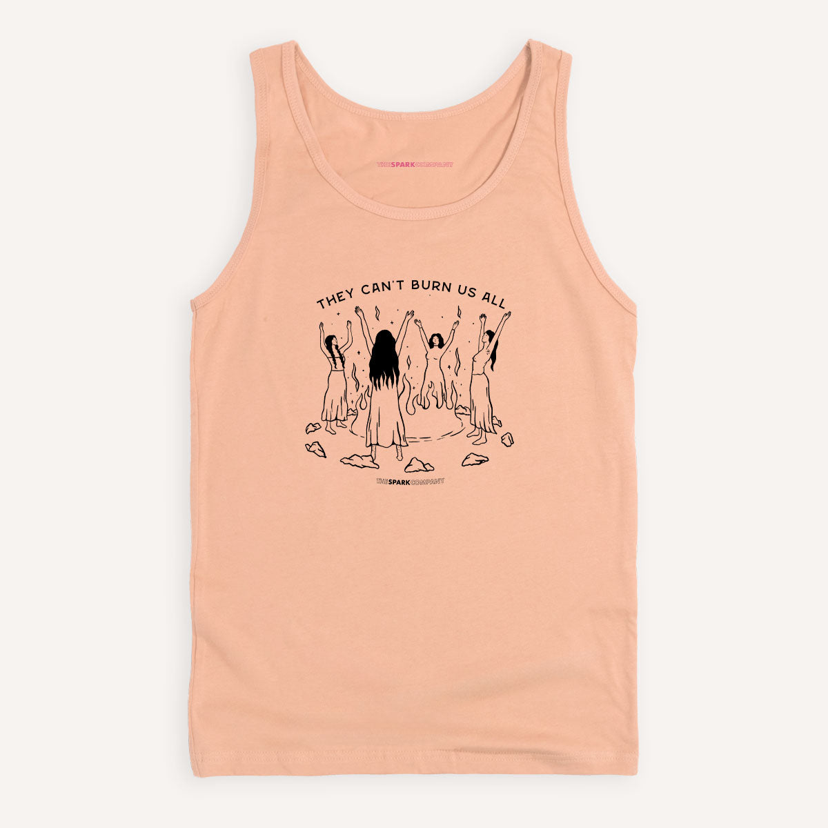 They Can't Burn Us All Tank Top-Feminist Apparel, Feminist Clothing, Feminist Tank, 03980-The Spark Company