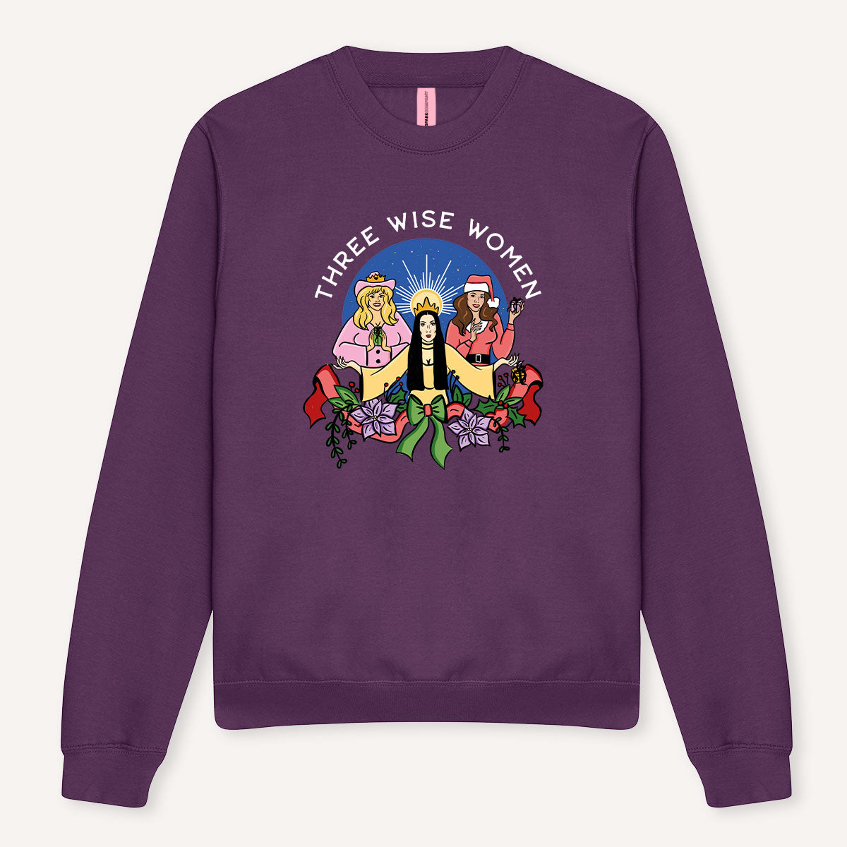 Three Wise Women Christmas Jumper-Feminist Apparel, Feminist Clothing, Feminist Sweatshirt, JH030-The Spark Company