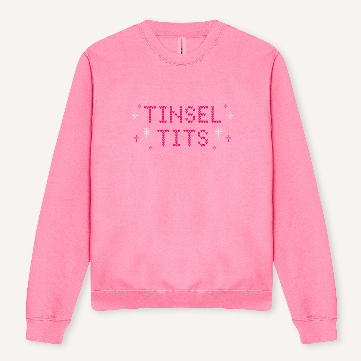 Tinsel Tits Ugly Christmas Jumper-Feminist Apparel, Feminist Clothing, Feminist Sweatshirt, JH030-The Spark Company