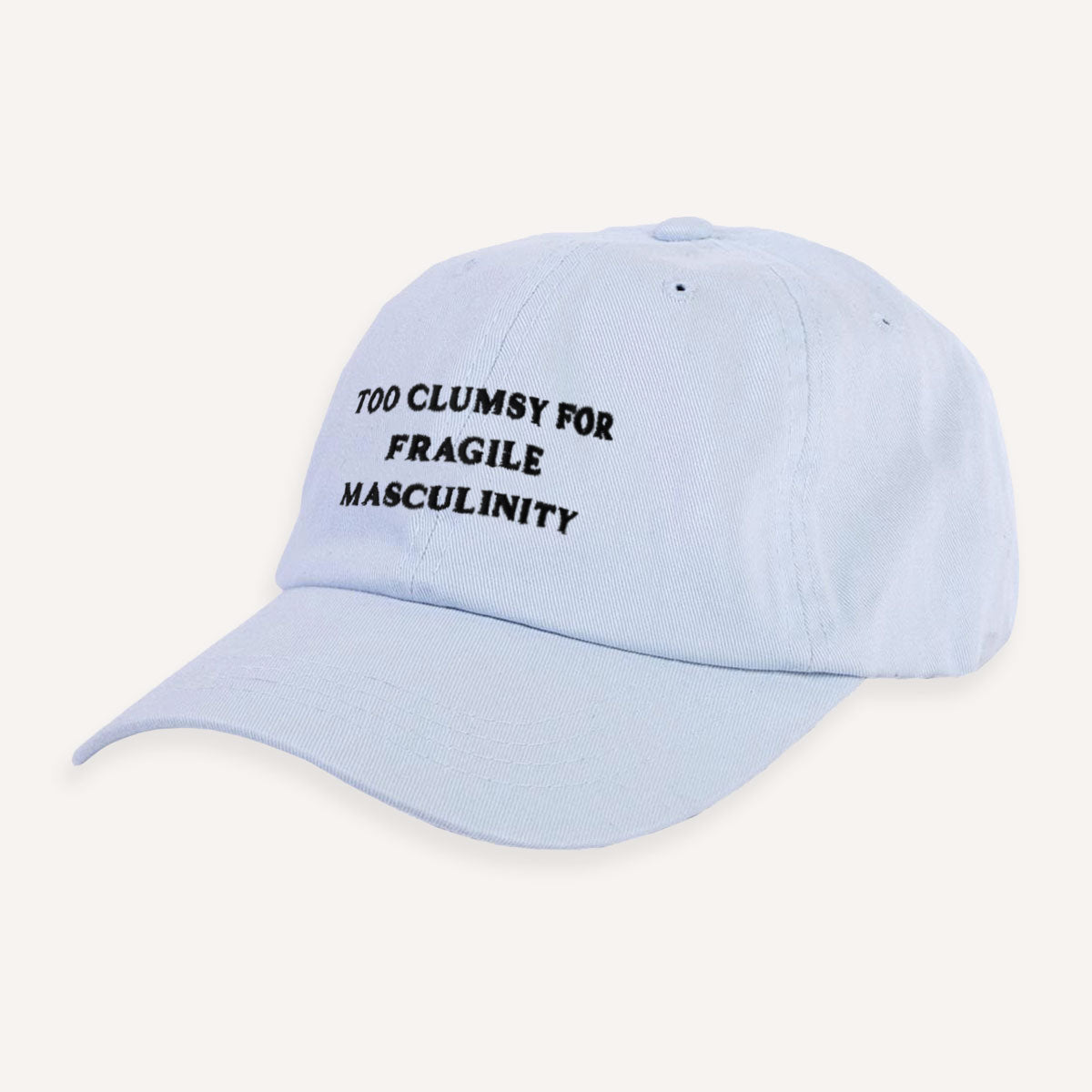 Too Clumsy For Fragile Masculinity Slogan Cap-Feminist Apparel, Feminist Gift, Slogan Cap, BC653-The Spark Company