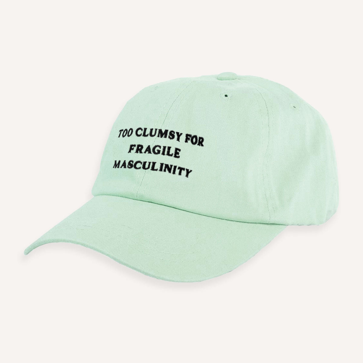 Too Clumsy For Fragile Masculinity Slogan Cap-Feminist Apparel, Feminist Gift, Slogan Cap, BC653-The Spark Company