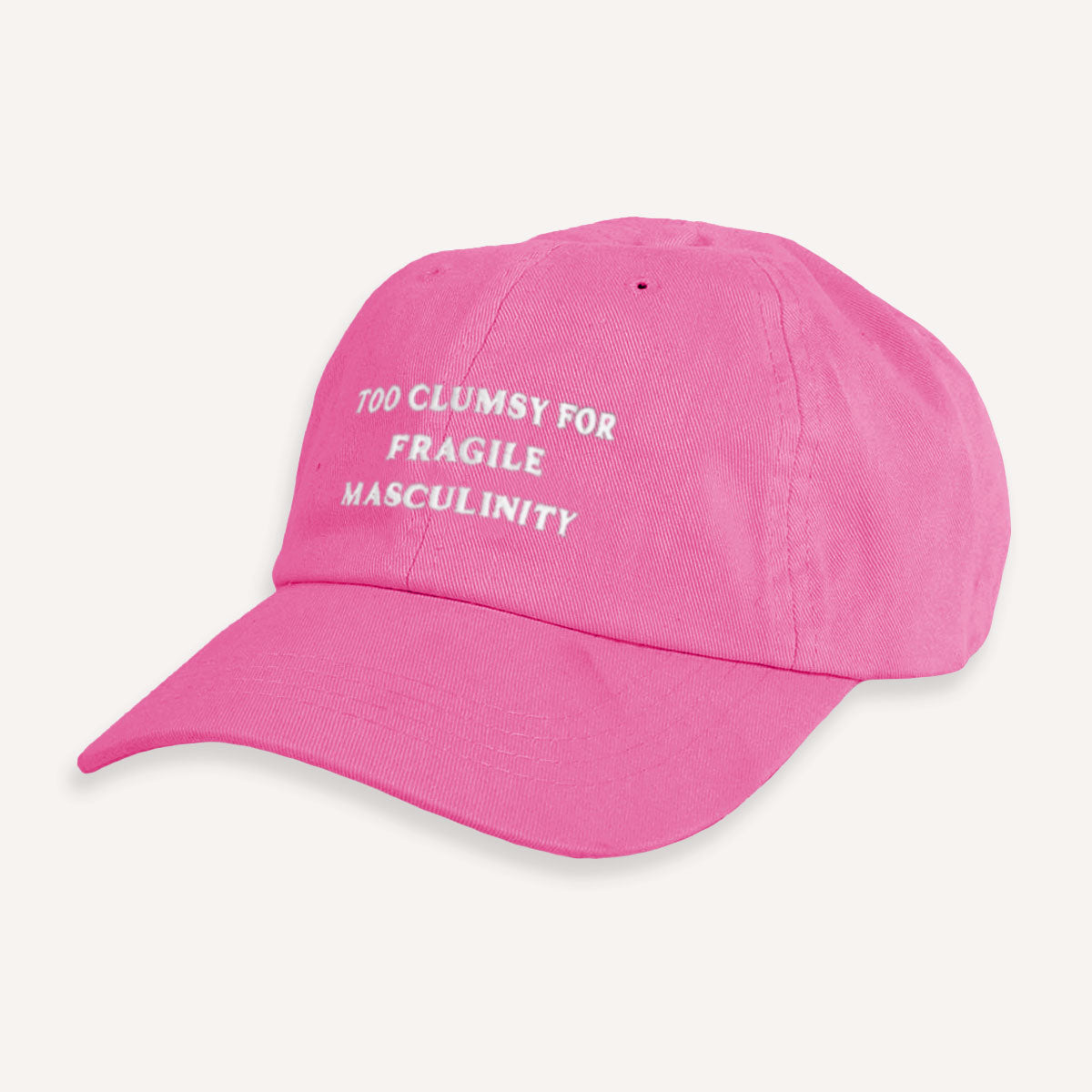 Too Clumsy For Fragile Masculinity Slogan Cap-Feminist Apparel, Feminist Gift, Slogan Cap, BC653-The Spark Company