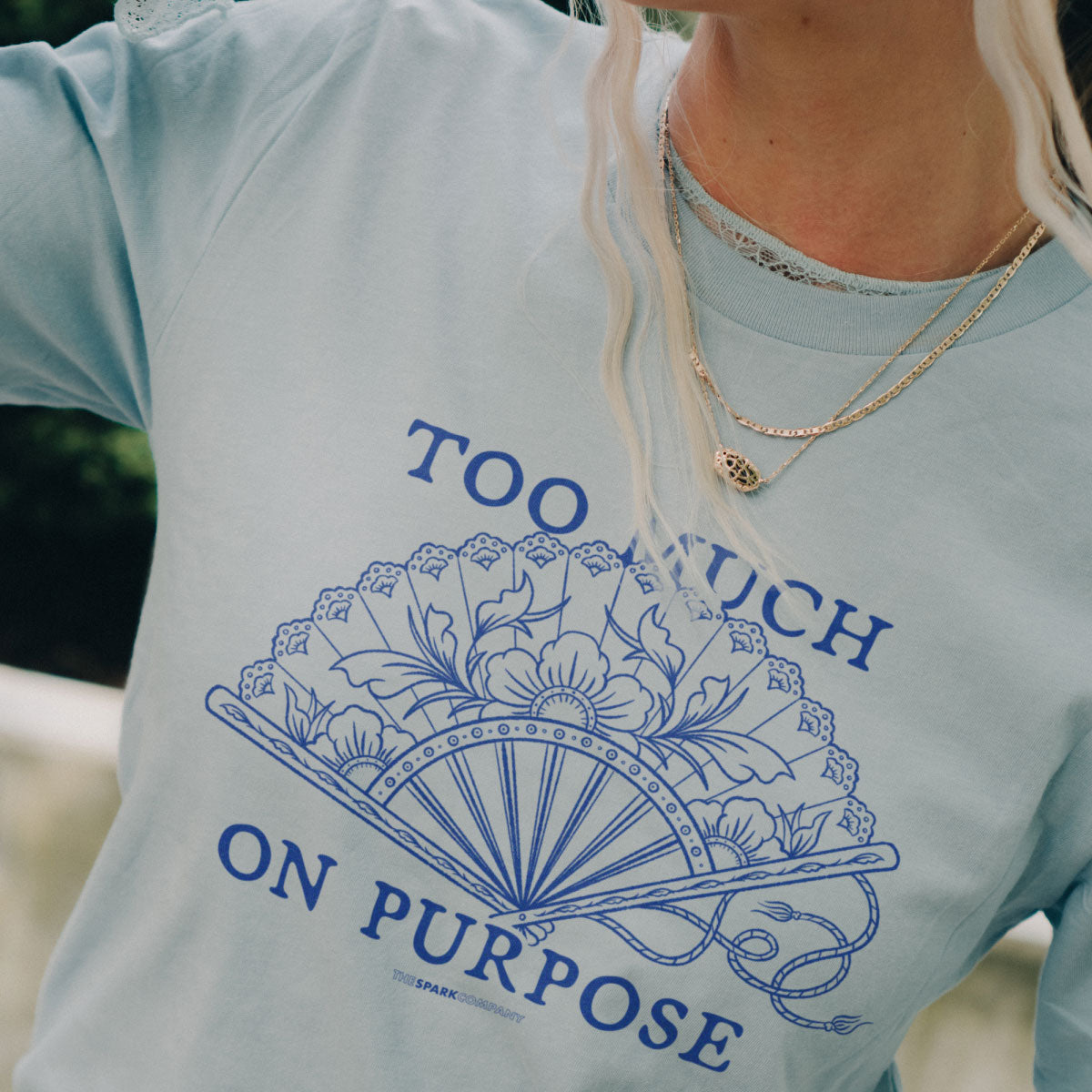Too Much On Purpose T-Shirt-Feminist Apparel, Feminist Clothing, Feminist T Shirt, BC3001-The Spark Company