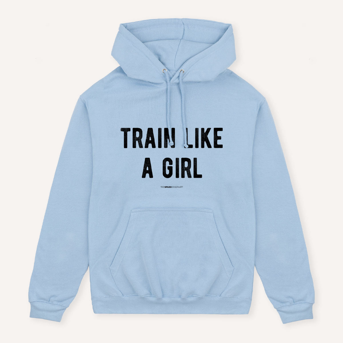 Train Like A Girl Hoodie-Feminist Apparel, Feminist Clothing, Feminist Hoodie, JH001-The Spark Company