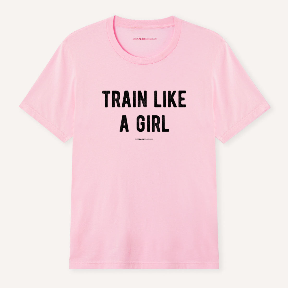 Train Like A Girl T-Shirt-Feminist Apparel, Feminist Clothing, Feminist T Shirt, BC3001-The Spark Company