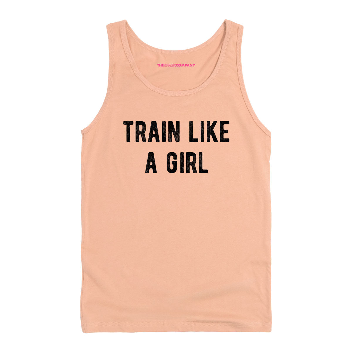 Train Like A Girl Tank Top-Feminist Apparel, Feminist Clothing, Feminist Tank, 03980-The Spark Company
