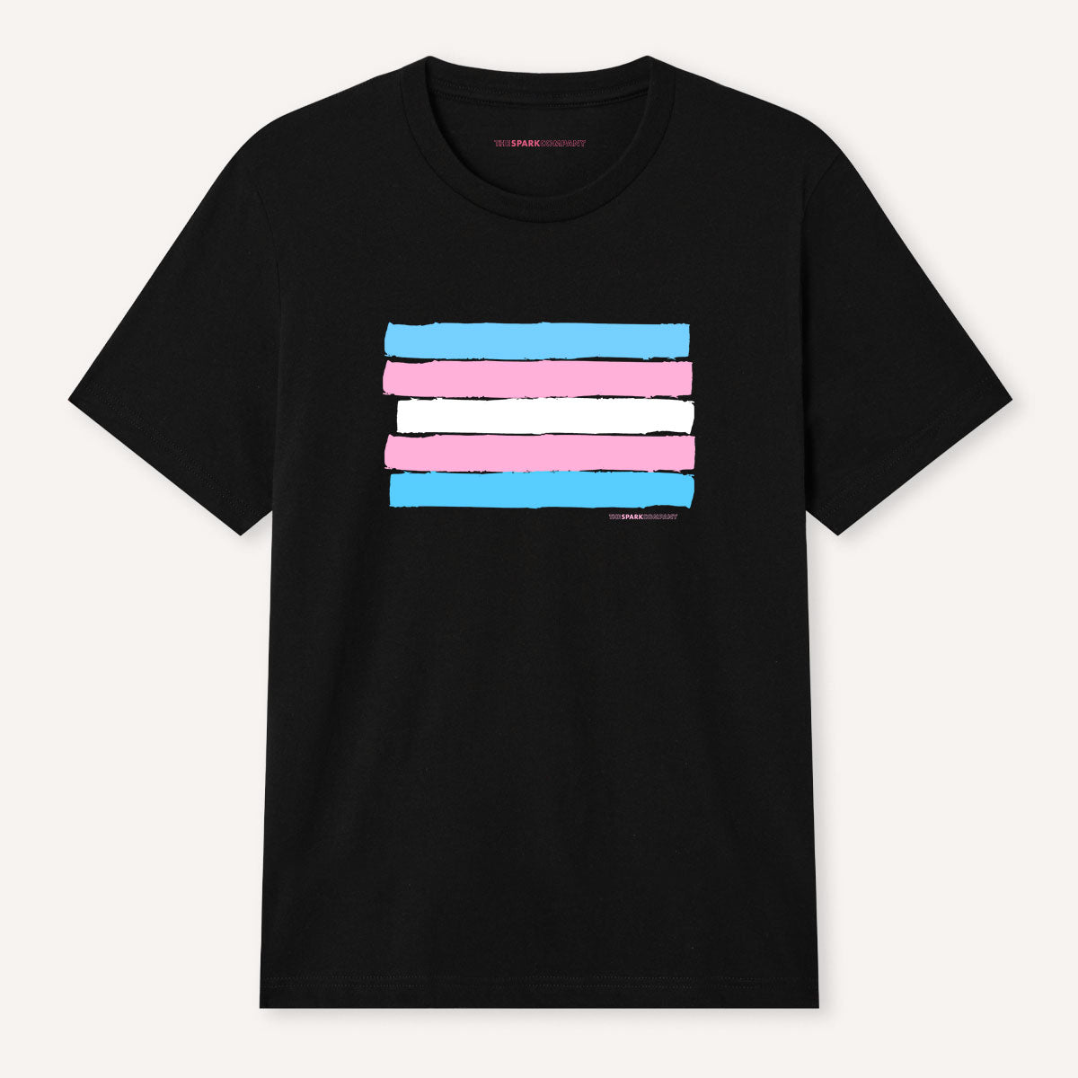 Trans Pride Flag T-Shirt-LGBT Apparel, LGBT Clothing, LGBT T Shirt, BC3001-The Spark Company