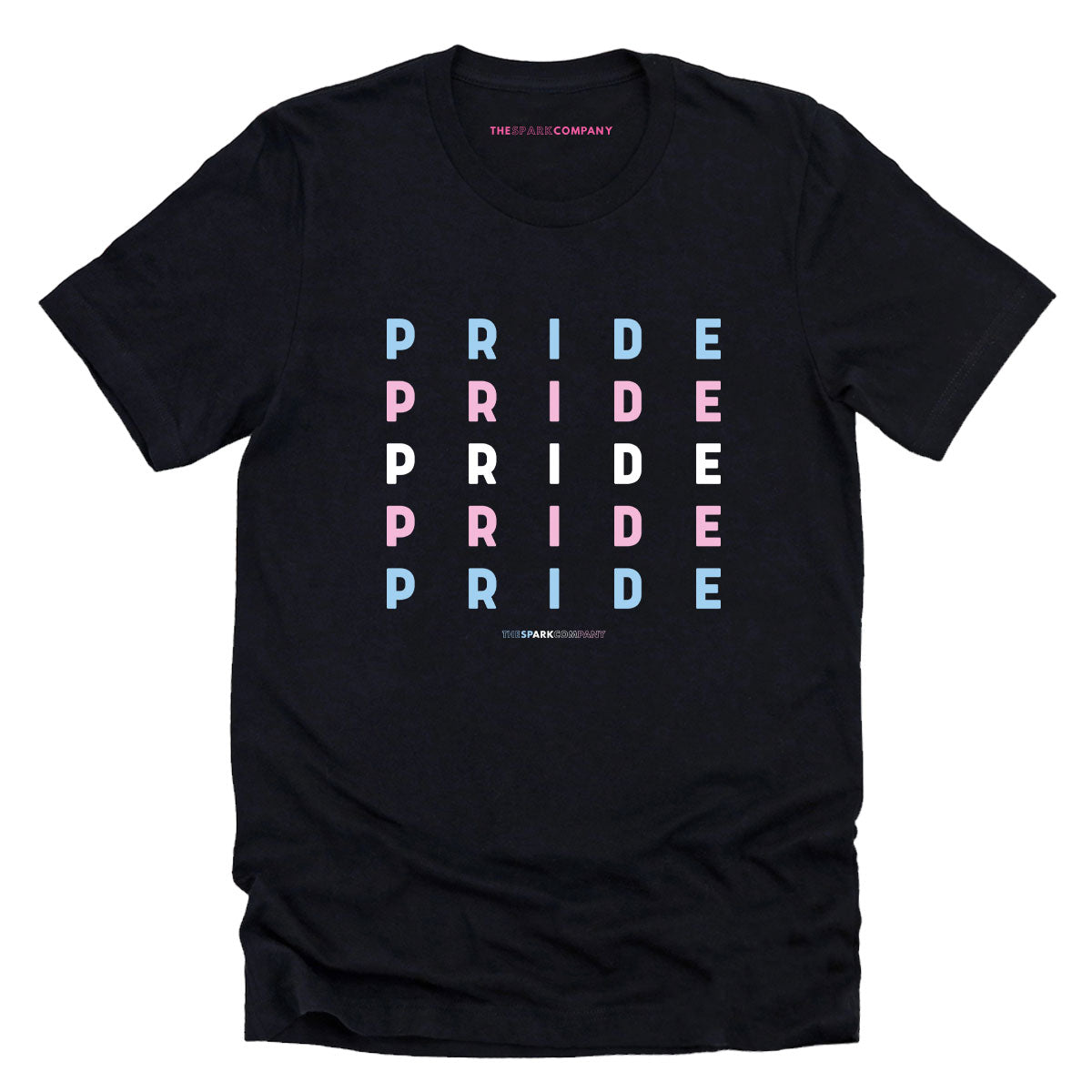 Transgender Pride Spectrum T-Shirt-LGBT Apparel, LGBT Clothing, LGBT T Shirt, BC3001-The Spark Company