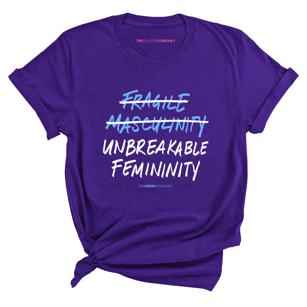 Unbreakable Femininity T-Shirt-Feminist Apparel, Feminist Clothing, Feminist T Shirt, BC3001-The Spark Company