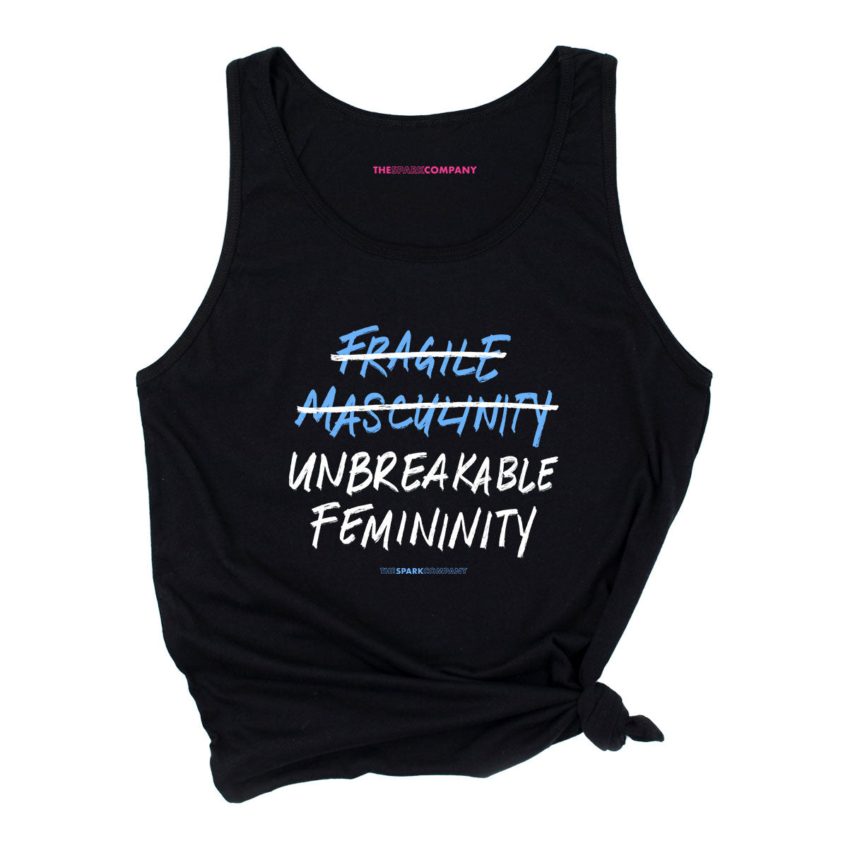 Unbreakable Femininity Tank Top-Feminist Apparel, Feminist Clothing, Feminist Tank, 03980-The Spark Company