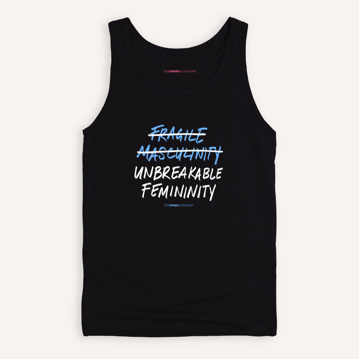 Unbreakable Femininity Tank Top-Feminist Apparel, Feminist Clothing, Feminist Tank, 03980-The Spark Company