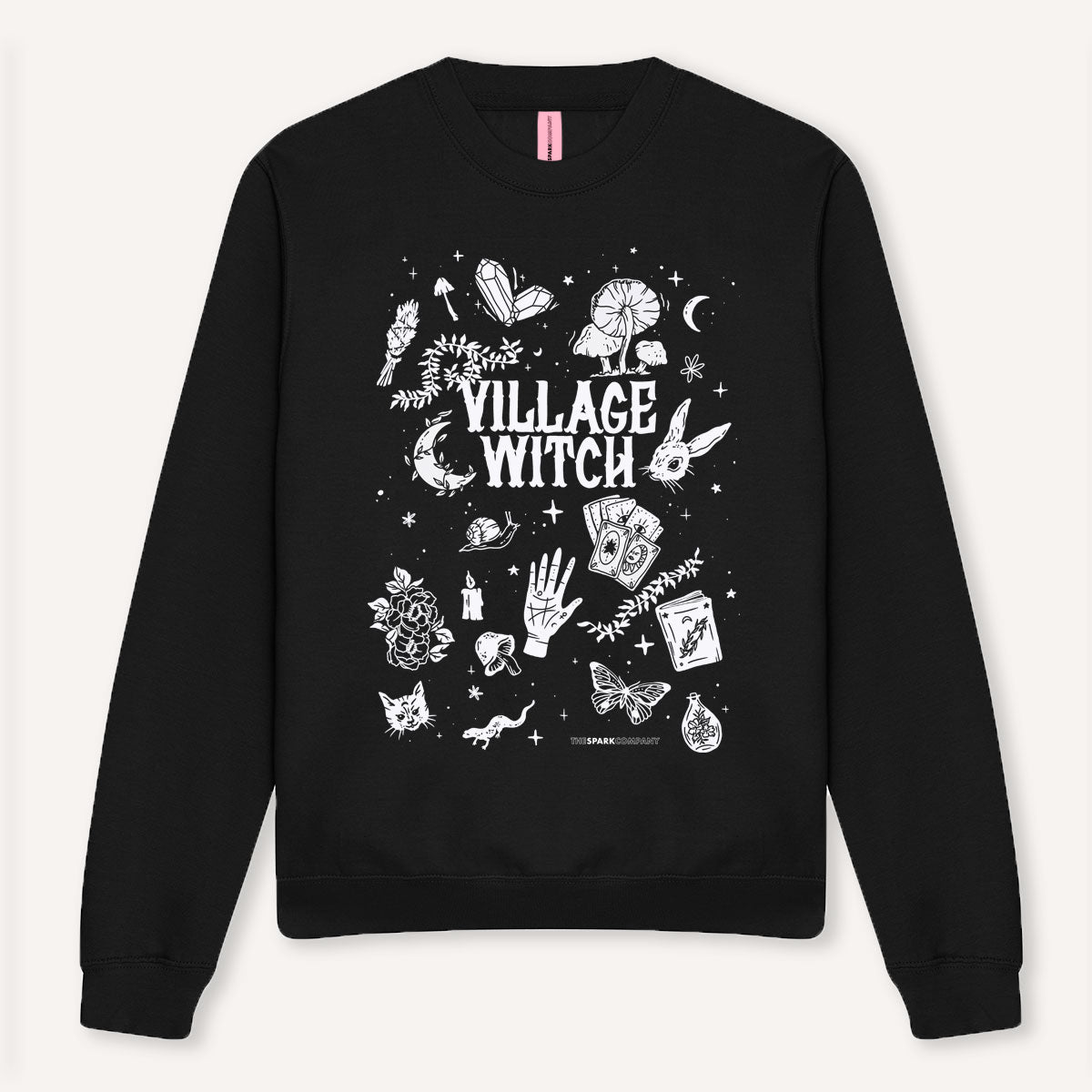 Village Witch Sweatshirt-Feminist Apparel, Feminist Clothing, Feminist Sweatshirt, JH030-The Spark Company