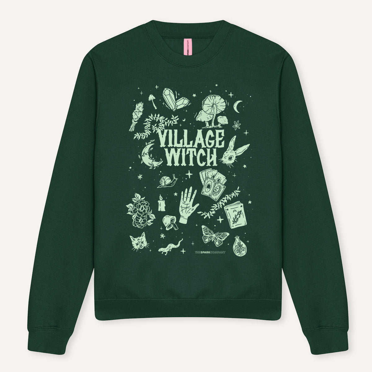 Village Witch Sweatshirt-Feminist Apparel, Feminist Clothing, Feminist Sweatshirt, JH030-The Spark Company