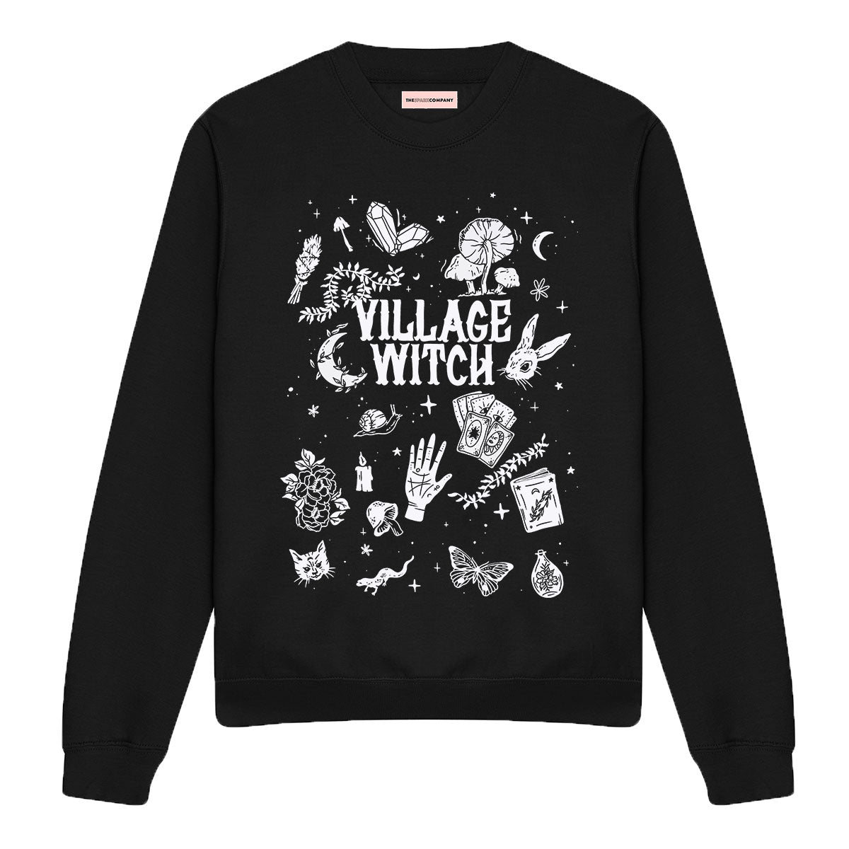 Village Witch Sweatshirt-Feminist Apparel, Feminist Clothing, Feminist Sweatshirt, JH030-The Spark Company