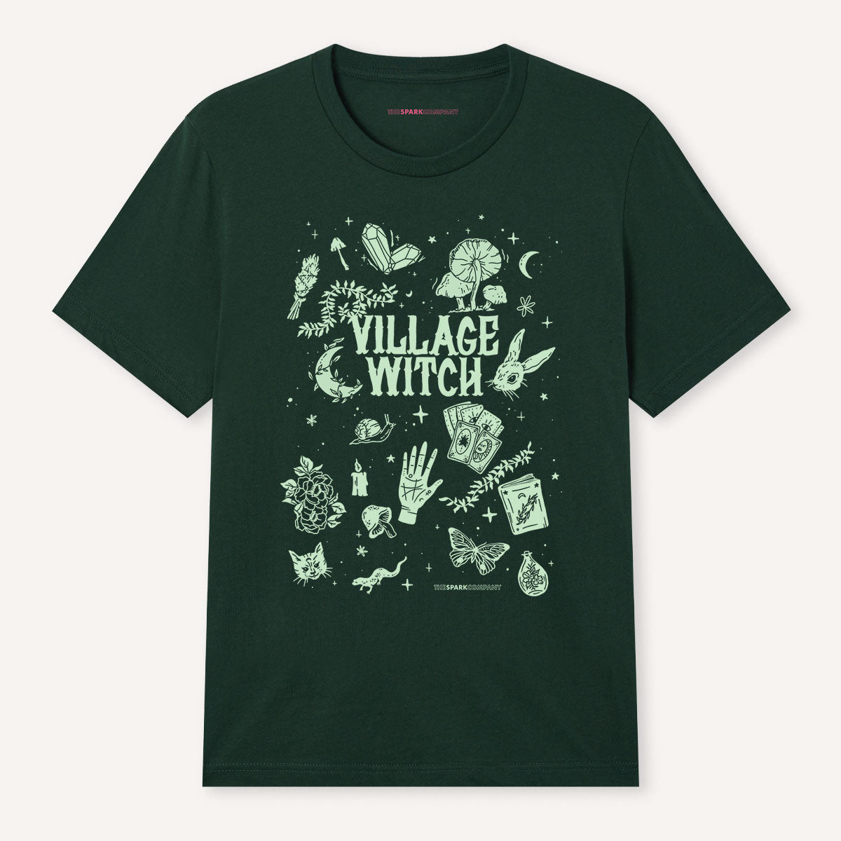 Village Witch T-Shirt-Feminist Apparel, Feminist Clothing, Feminist T Shirt, BC3001-The Spark Company