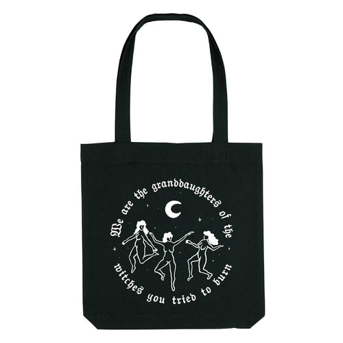We Are The Granddaughters Of The Witches You Tried To Burn Strong As Hell Tote Bag-Feminist Apparel, Feminist Gift, Feminist Tote Bag-The Spark Company