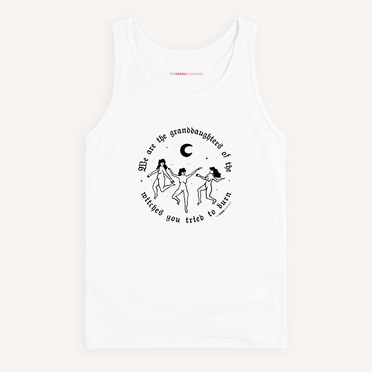 We Are The Granddaughters Of The Witches You Tried To Burn Tank Top-Feminist Apparel, Feminist Clothing, Feminist Tank, 03980-The Spark Company