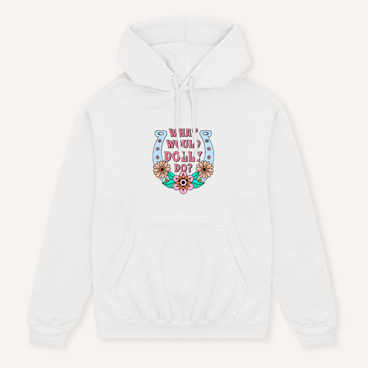 What Would Dolly Do Hoodie-Feminist Apparel, Feminist Clothing, Feminist Hoodie, JH001-The Spark Company