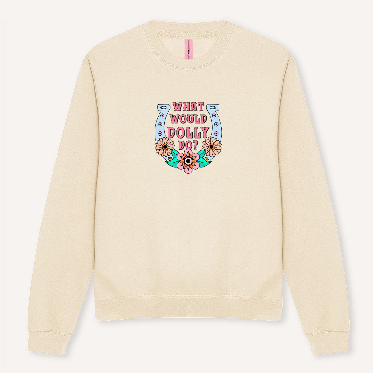 What Would Dolly Do Sweatshirt-Feminist Apparel, Feminist Clothing, Feminist Sweatshirt, JH030-The Spark Company