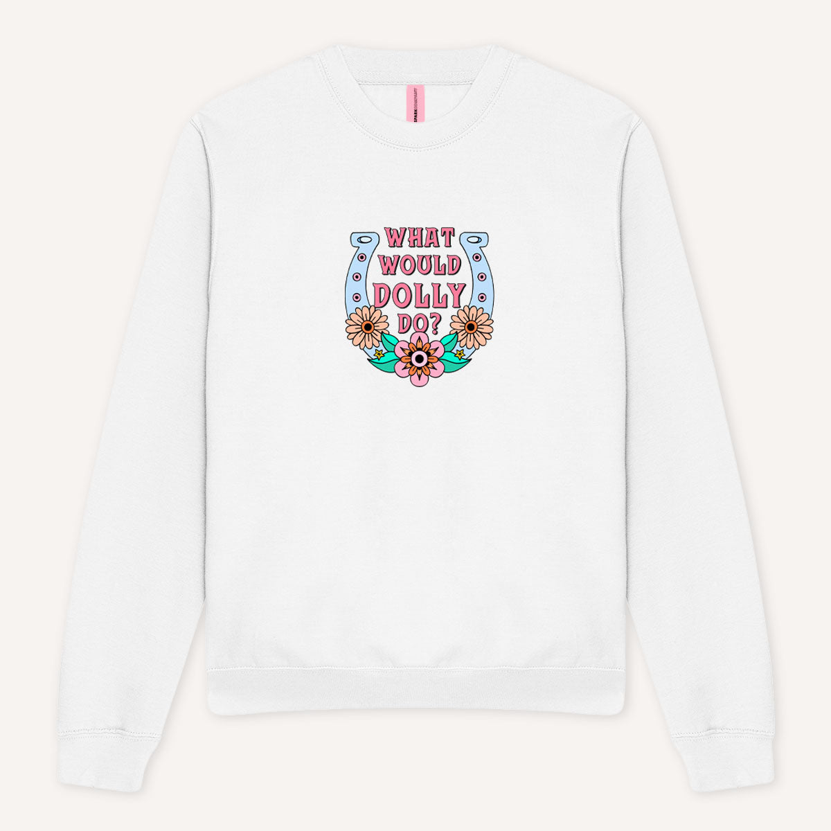 What Would Dolly Do Sweatshirt-Feminist Apparel, Feminist Clothing, Feminist Sweatshirt, JH030-The Spark Company