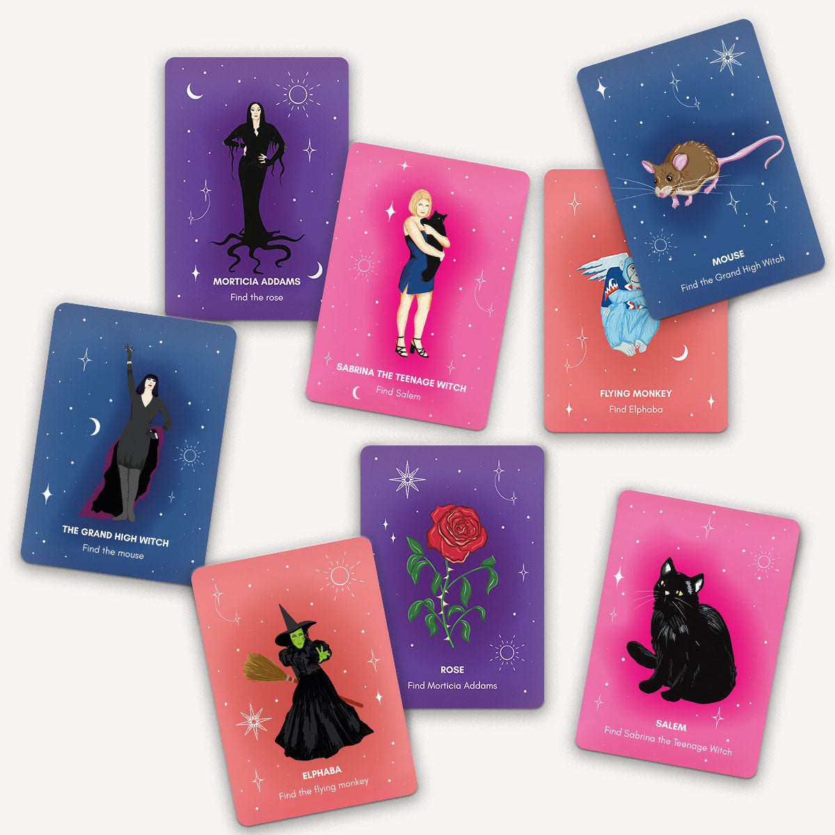 Witch Memory Card Game-Feminist Apparel, Feminist Gift, Feminist Card Game-The Spark Company