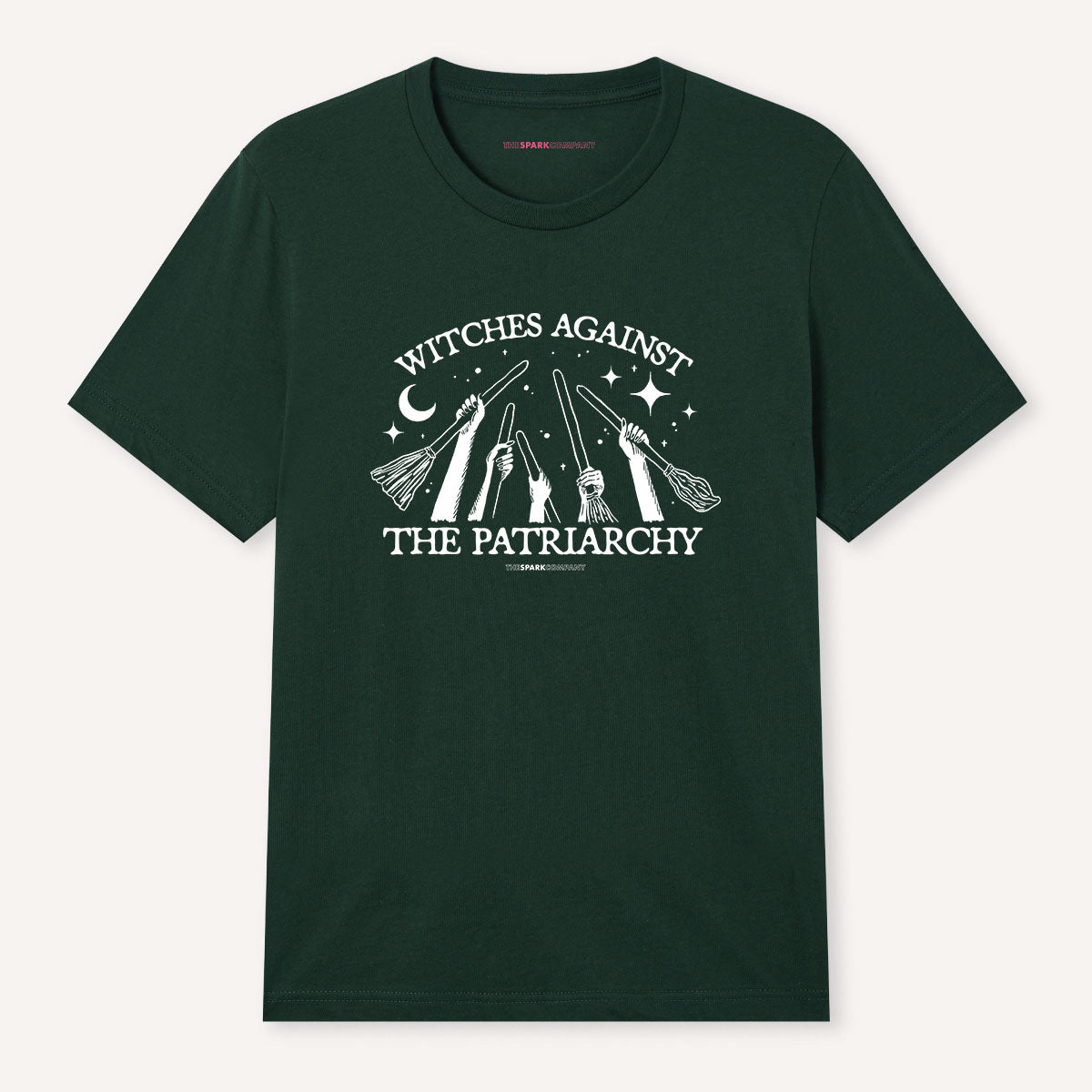 Witches Against Patriarchy T-Shirt-Feminist Apparel, Feminist Clothing, Feminist T Shirt, BC3001-The Spark Company