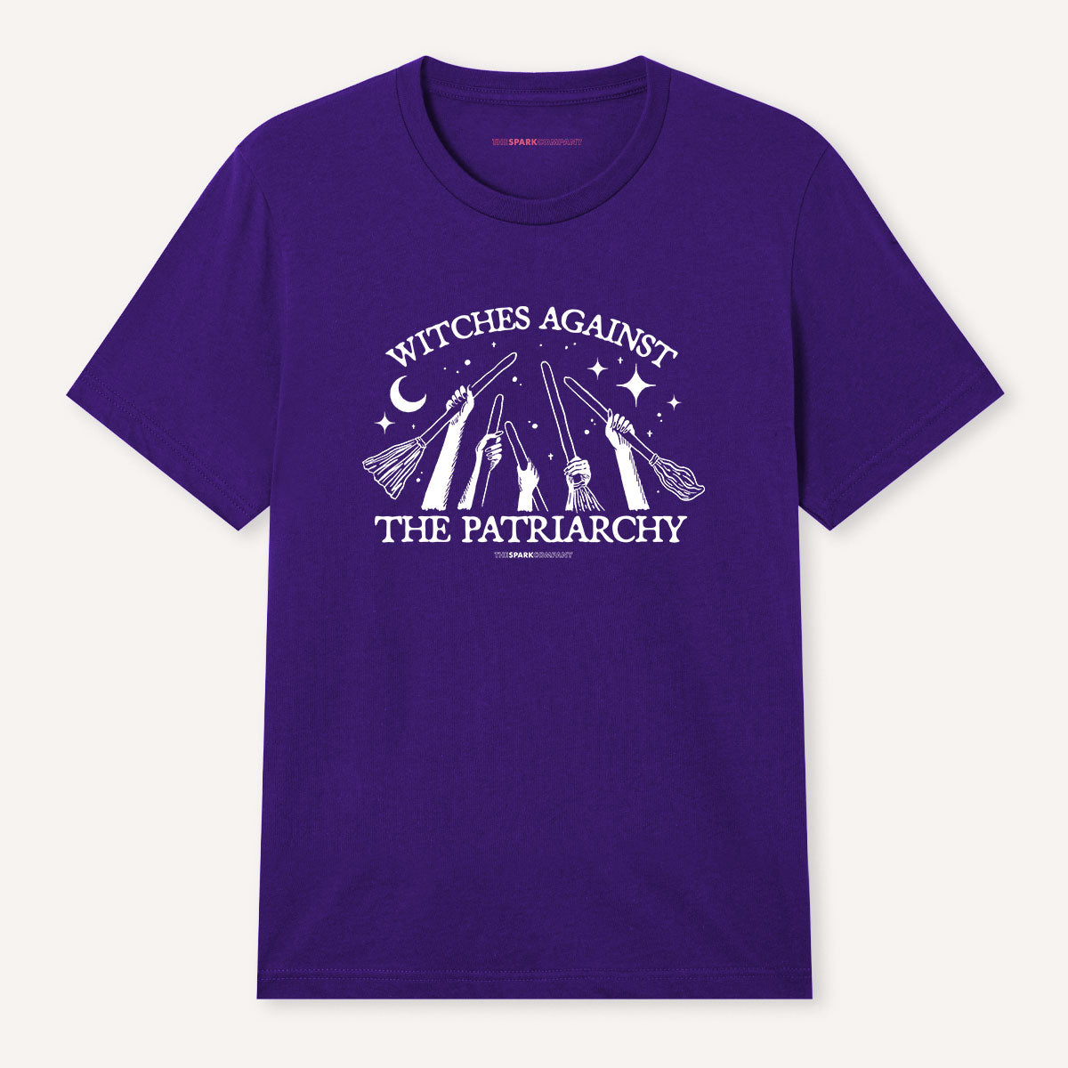 Witches Against Patriarchy T-Shirt-Feminist Apparel, Feminist Clothing, Feminist T Shirt, BC3001-The Spark Company