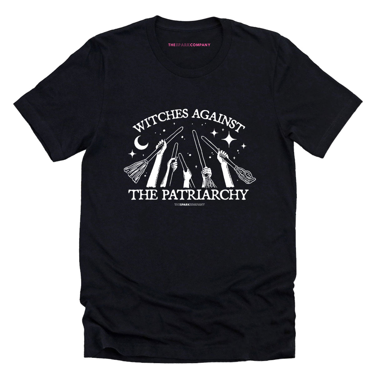 Witches Against Patriarchy T-Shirt-Feminist Apparel, Feminist Clothing, Feminist T Shirt, BC3001-The Spark Company