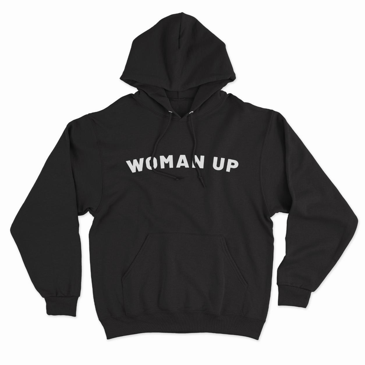Woman Up Hoodie-Feminist Apparel, Feminist Clothing, Feminist Hoodie, JH001-The Spark Company