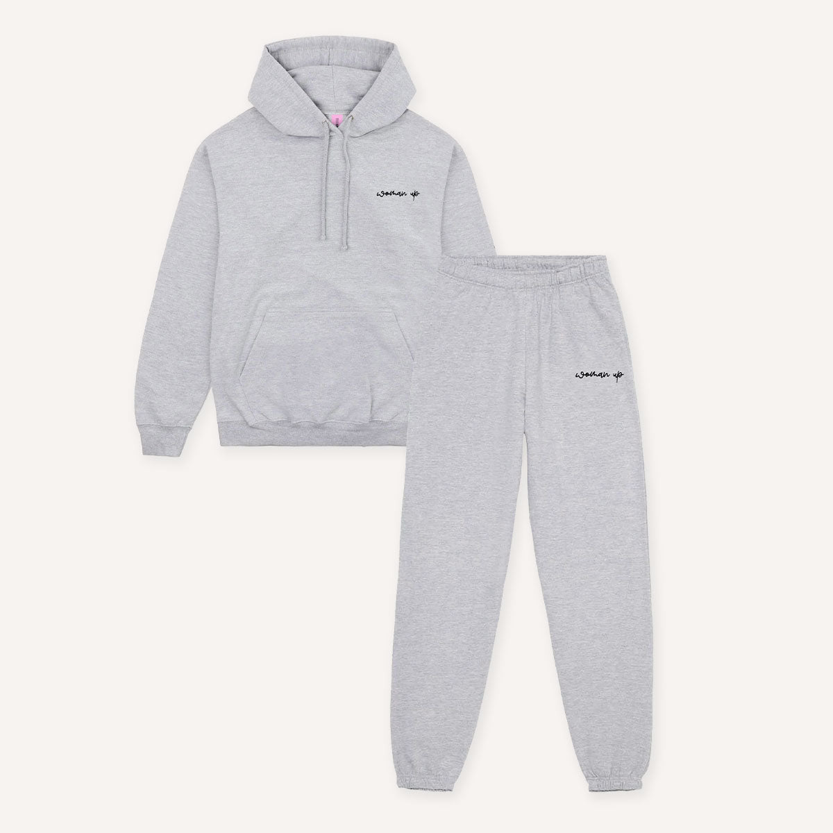 Woman Up Hoodie & Joggers Set-Feminist Apparel, Feminist Clothing, Feminist Bundle-The Spark Company