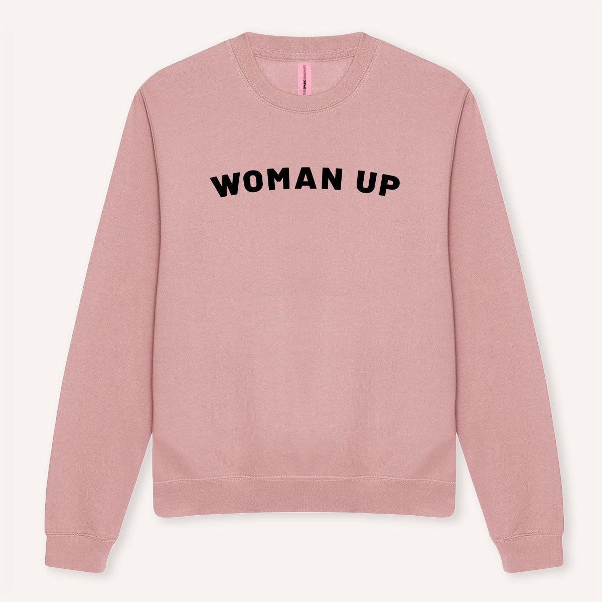 Woman Up Men's Sweatshirt-Feminist Apparel, Feminist Clothing, Feminist Sweatshirt, JH030-The Spark Company