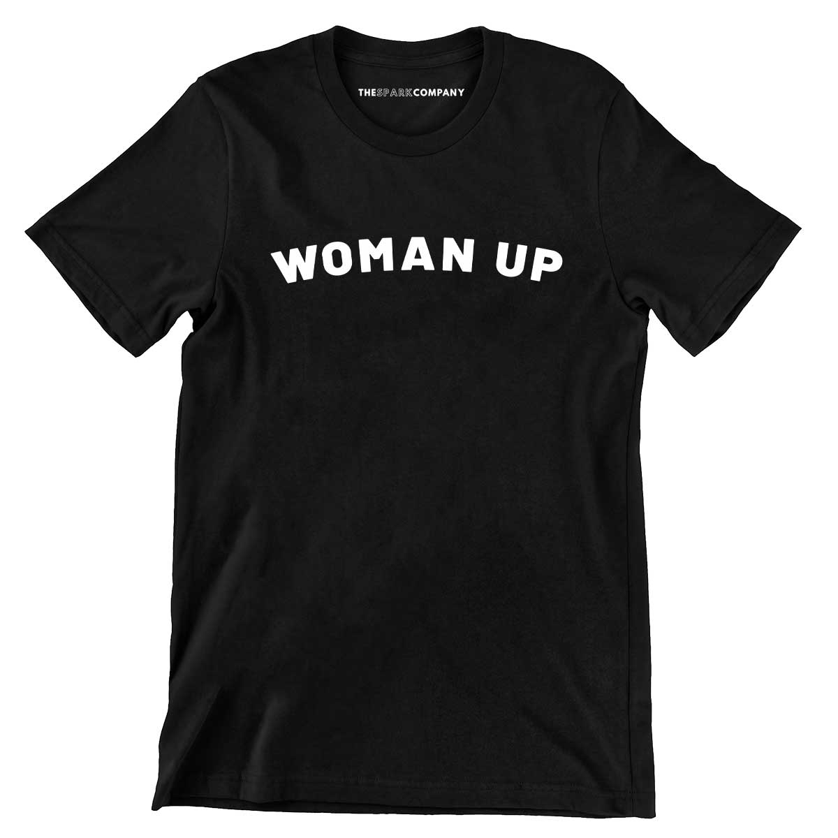 Woman Up Men's T-Shirt-Feminist Apparel, Feminist Clothing, Men's Feminist T Shirt, BC3001-The Spark Company