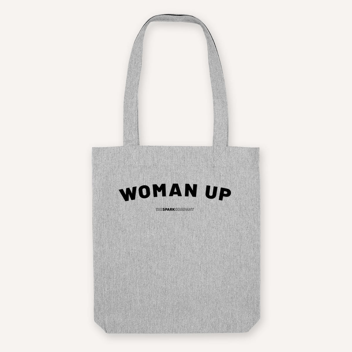 Woman Up Strong As Hell Tote Bag-Feminist Apparel, Feminist Gift, Feminist Tote Bag-The Spark Company