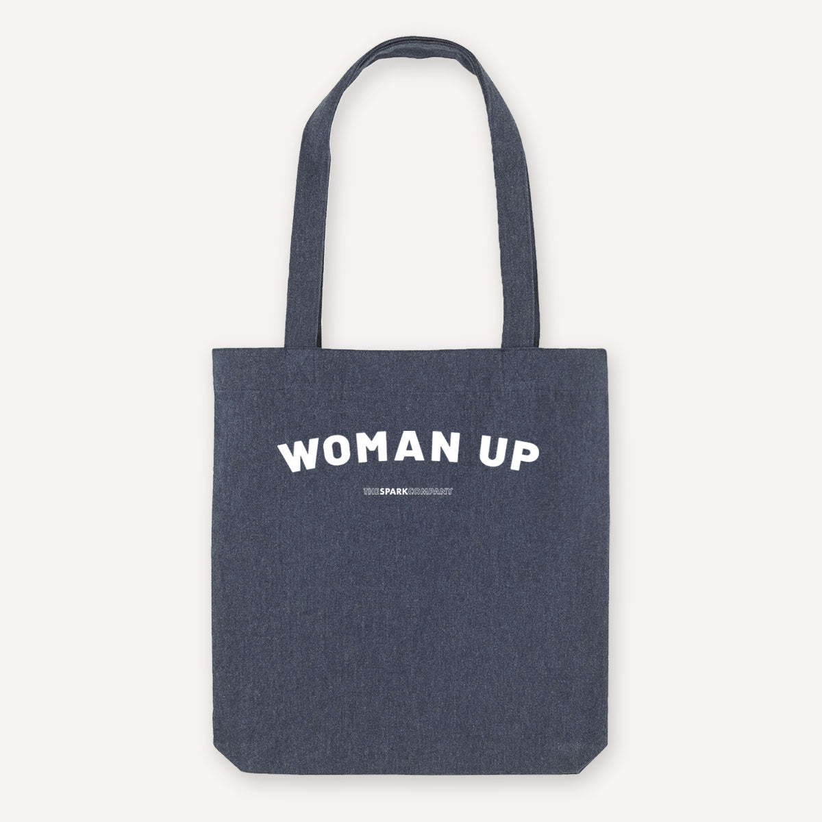 Woman Up Strong As Hell Tote Bag-Feminist Apparel, Feminist Gift, Feminist Tote Bag-The Spark Company