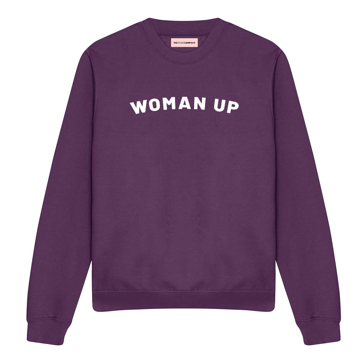Woman Up Sweatshirt-Feminist Apparel, Feminist Clothing, Feminist Sweatshirt, JH030-The Spark Company