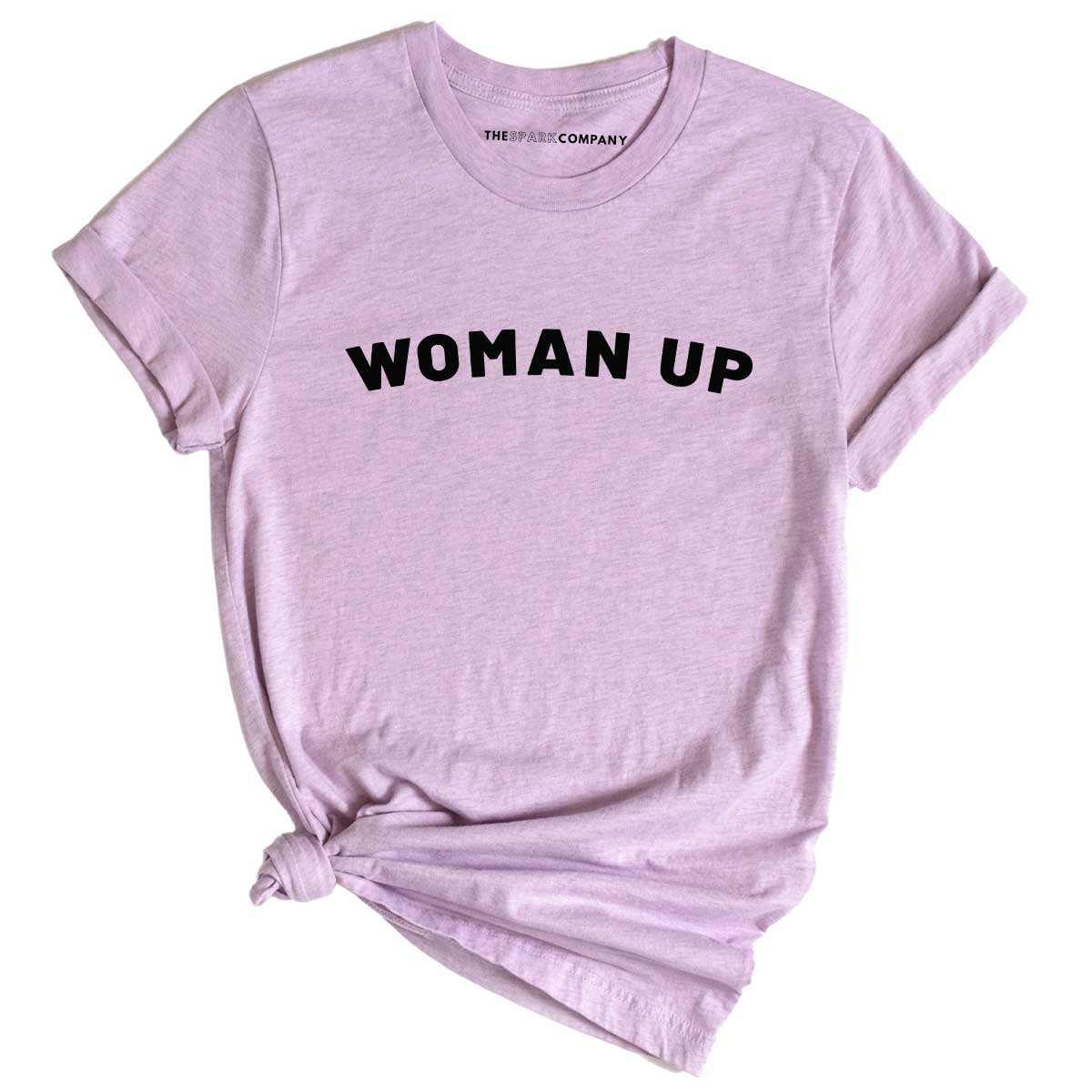 Woman Up T-Shirt-Feminist Apparel, Feminist Clothing, Feminist T Shirt, BC3001-The Spark Company